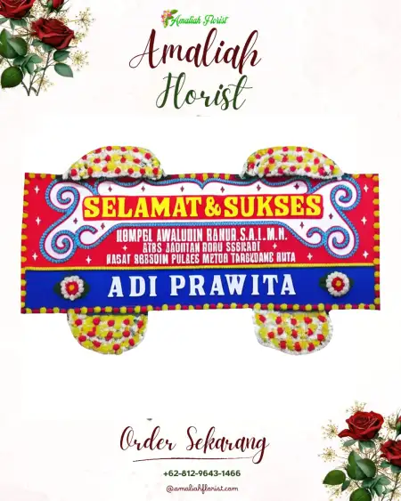 Papan Bunga Ucapan Selamat Barong Tongkok
